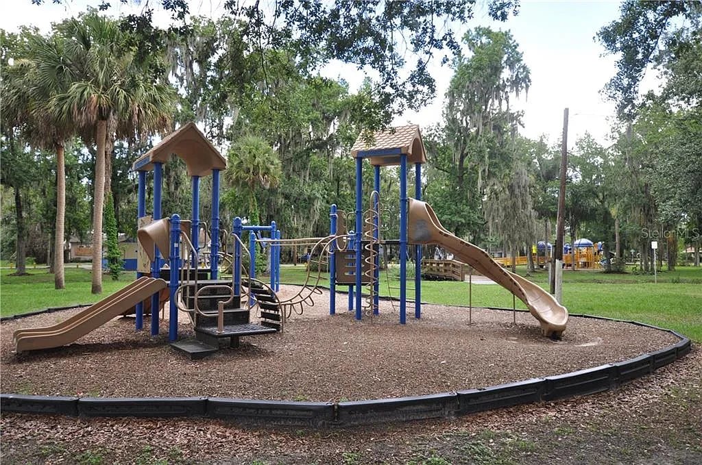 Nearby playground perfect for families with children